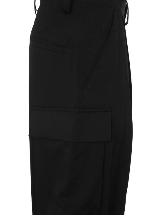  와이즈 요지 야마모토 스트레이트 팬츠 YJP151001 Black - Y’S YOHJI YAMAMOTO