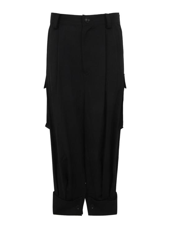  와이즈 요지 야마모토 스트레이트 팬츠 YJP151001 Black