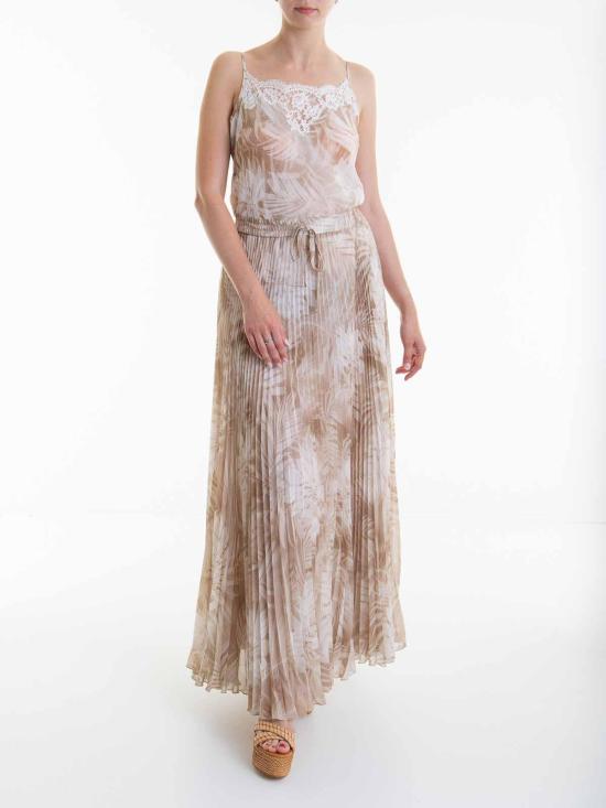 24FW 에르마노 설비노 미디 원피스 D44EQ015EB2MF183 Beige - ERMANNO SCERVINO