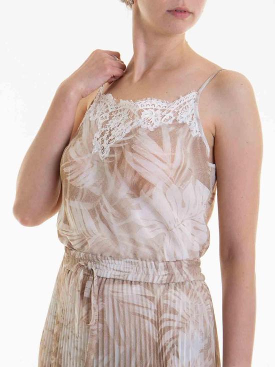 24FW 에르마노 설비노 미디 원피스 D44EQ015EB2MF183 Beige - ERMANNO SCERVINO