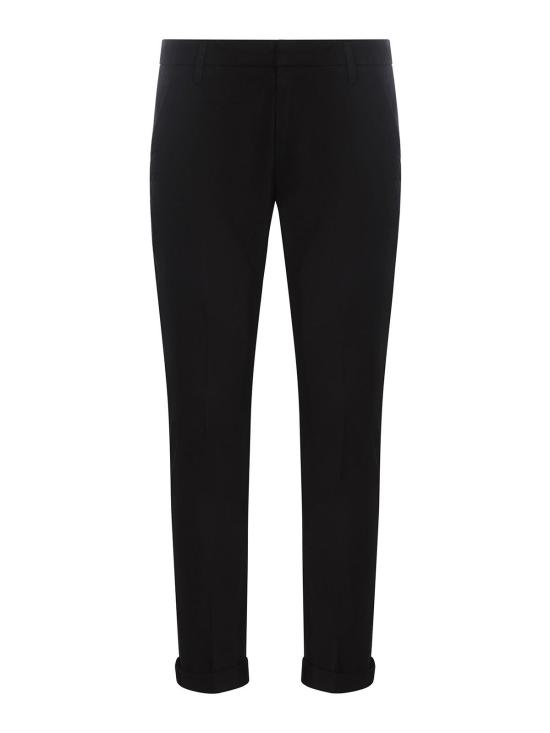  돈답 스트레이트 팬츠 UP235GSE046PTD999 Black