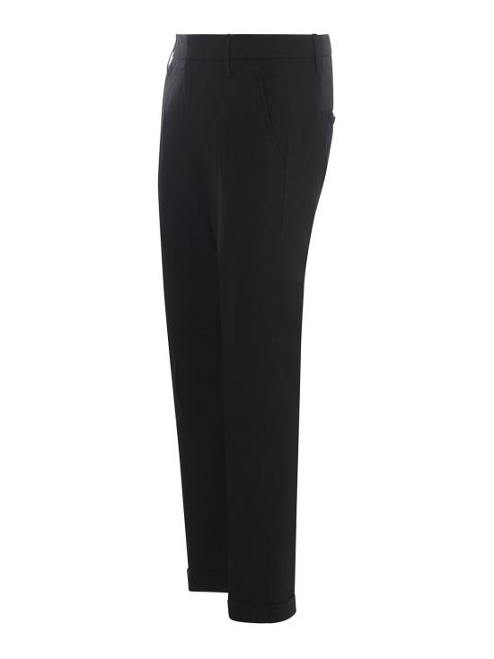  돈답 스트레이트 팬츠 UP235GSE046PTD999 Black - DONDUP