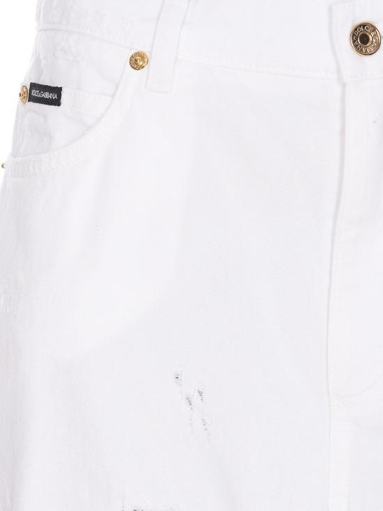  돌체앤가바나 팬츠 FTCGNDG8JQ3S9001 White - DOLCE & GABBANA