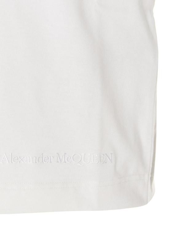  알렉산더 맥퀸 반팔 티셔츠 694676QLAA69000 White - ALEXANDER MCQUEEN