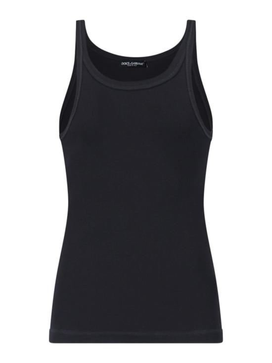  돌체앤가바나 민소매 티셔츠 G8PA8TFU7AVN0000 Black