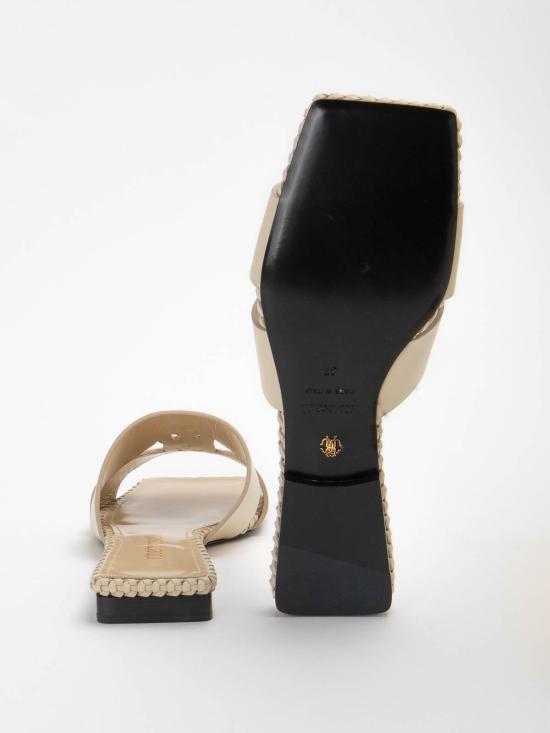 24FW 로베르토 카발리 뮬/슬리퍼 SKS018PZ17200465 Beige - ROBERTO CAVALLI