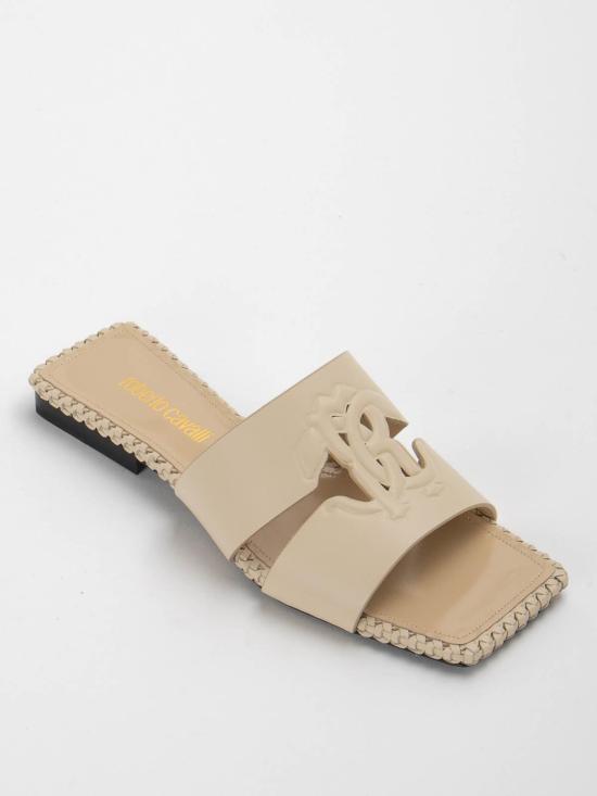 24FW 로베르토 카발리 뮬/슬리퍼 SKS018PZ17200465 Beige - ROBERTO CAVALLI