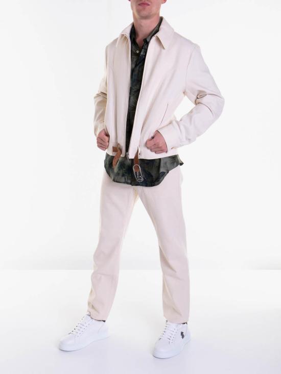  로베르토 카발리 자켓 SRT467FN06400004 White - ROBERTO CAVALLI