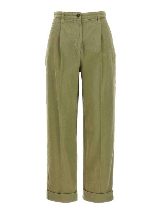 24FW 에트로 스트레이트 팬츠 WREA0018AC169V0688 Green