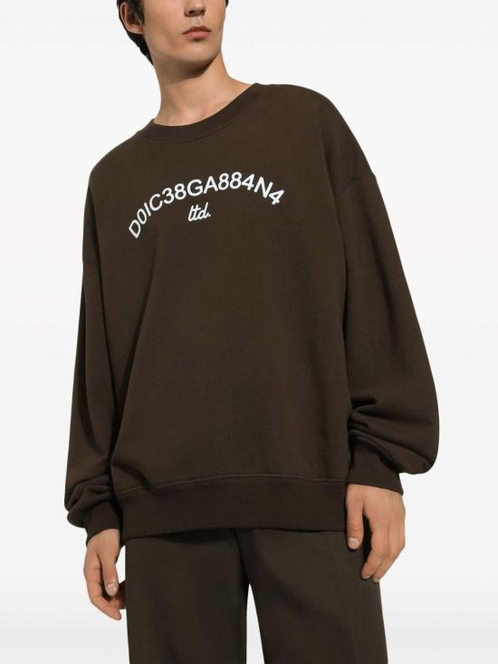24FW 돌체앤가바나 긴팔 티셔츠 G9AQVTHU7PPM3977 Brown - DOLCE & GABBANA