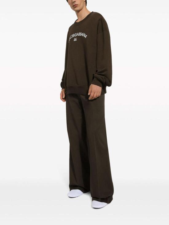 24FW 돌체앤가바나 긴팔 티셔츠 G9AQVTHU7PPM3977 Brown - DOLCE & GABBANA