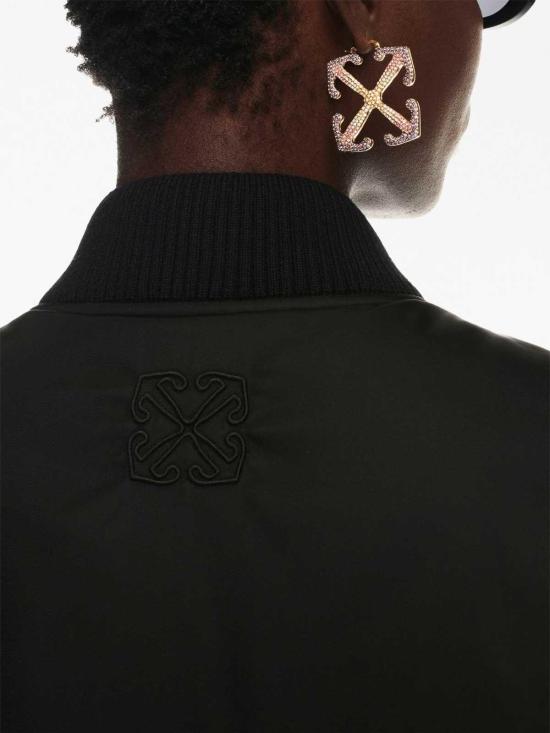  오프화이트 봄버 자켓 OWEH028F23FAB0011010 Black - OFF WHITE