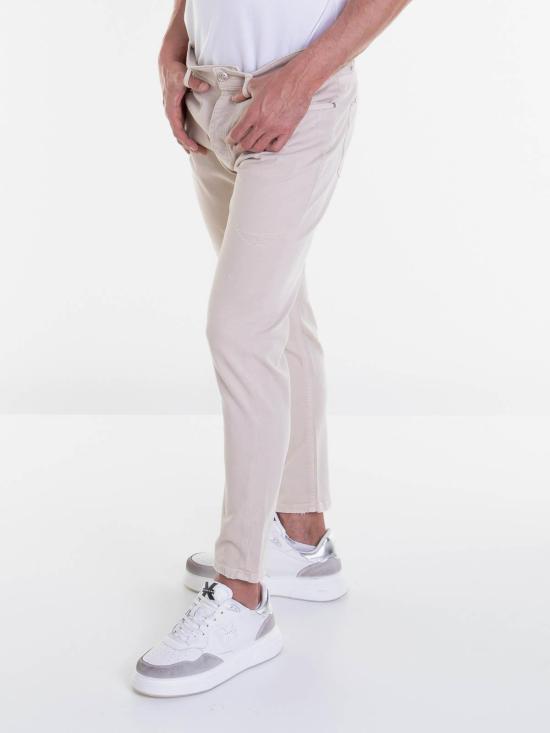  존 리치몬드 스트레이트 팬츠 RMP24121JEPGDENIMBONE Beige - JOHN RICHMOND