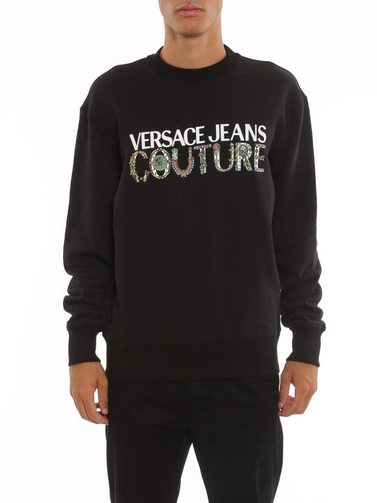  베르사체 긴팔 티셔츠 71GAIF0271UP302CF0899 Black - VERSACE