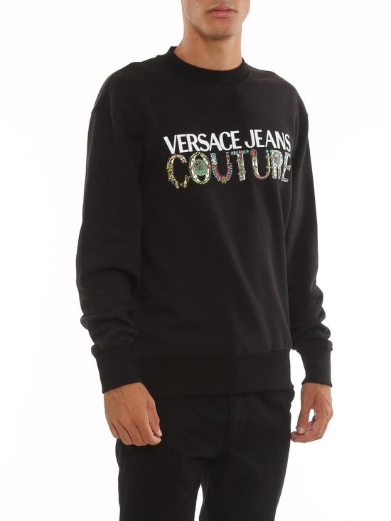  베르사체 긴팔 티셔츠 71GAIF0271UP302CF0899 Black - VERSACE