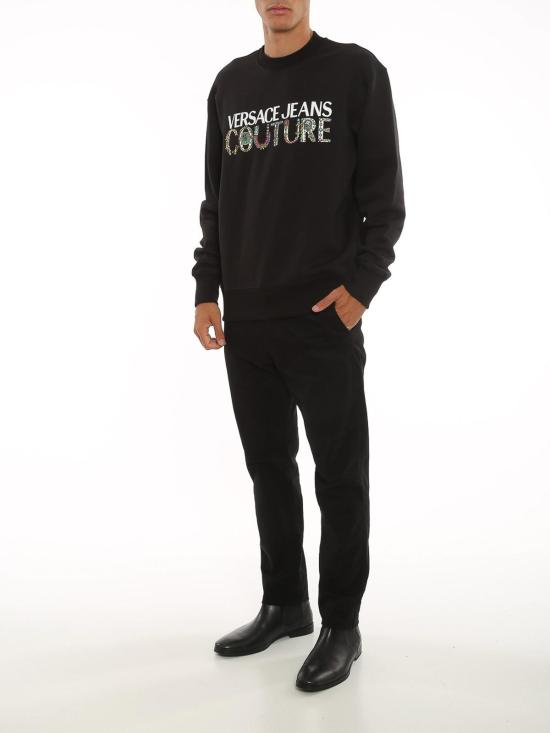  베르사체 긴팔 티셔츠 71GAIF0271UP302CF0899 Black - VERSACE