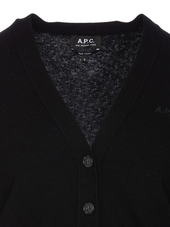  아페쎄 가디건 WVBBYF22239LZZ Black - A.P.C.