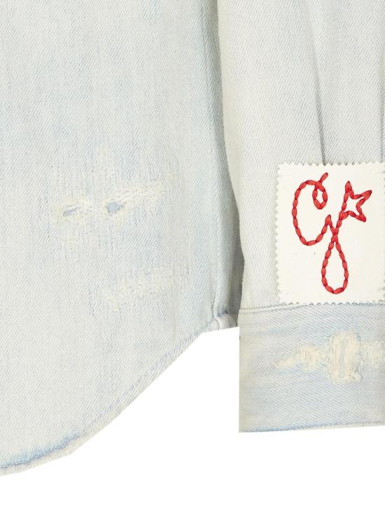  골든구스 셔츠 GWP00589P00062750100 Blue - GOLDEN GOOSE