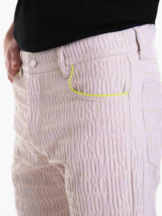  모스키노 스트레이트 팬츠 031626231006 Beige - MOSCHINO