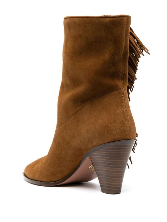  아쿠아주라 부츠 MRFMIDB0SUE884 Brown - AQUAZZURA