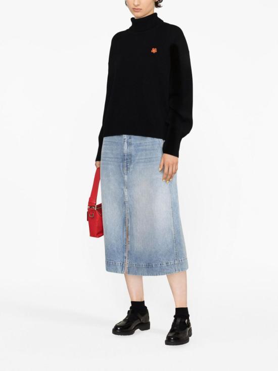 24FW 겐조 터틀넥 FD62PU4323LC99J Black - KENZO