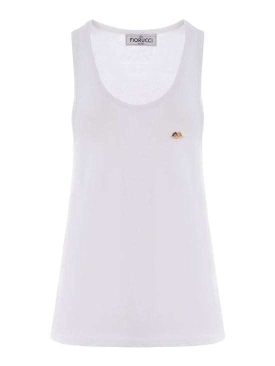 24FW 피오루찌 민소매 티셔츠 W01FPTTA100CJ01WH01 White