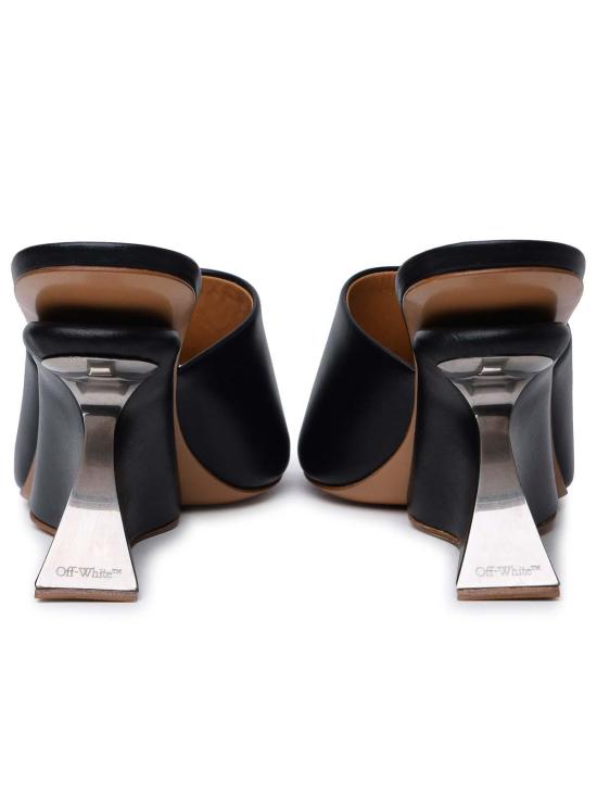  오프화이트 뮬/슬리퍼 OWIJ042S24LEA0011010 Black - OFF WHITE