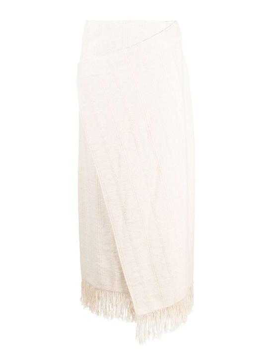  질샌더 스커트 JSWU751315WUY25208105 Beige