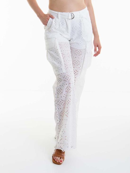 24FW 에르마노 설비노 팬츠 D44EP011EN0MF064 White - ERMANNO SCERVINO