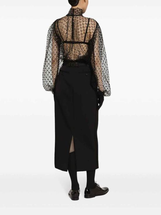  돌체앤가바나 롱 스커트 F4CZ8TFU21EN0000 Black - DOLCE & GABBANA