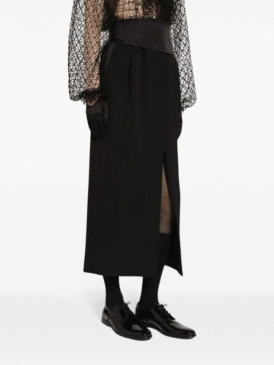  돌체앤가바나 롱 스커트 F4CZ8TFU21EN0000 Black - DOLCE & GABBANA