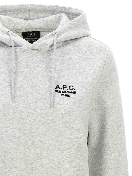  아페쎄 LOU MADAME 루 마담 로고 후드 티셔츠 COHBVM27914TPN Black - A.P.C.