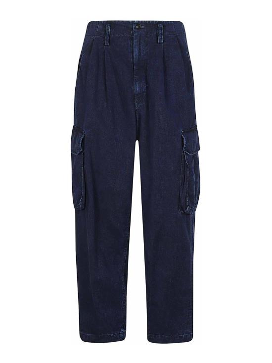 26SS 요지 야마모토 스트레이트 팬츠 YOP022061 Medium Wash