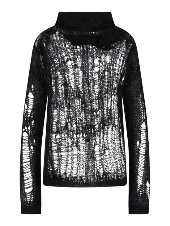 25FW 릭 오웬스 스웨터 RP02D3600KNETMH09 Black