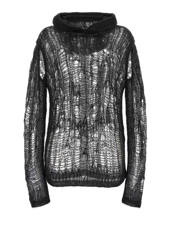  릭 오웬스 스웨터 RP02D3600KNETMH09 Black