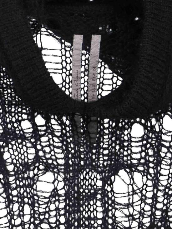 25FW 릭 오웬스 스웨터 RP02D3600KNETMH09 Black - RICK OWENS