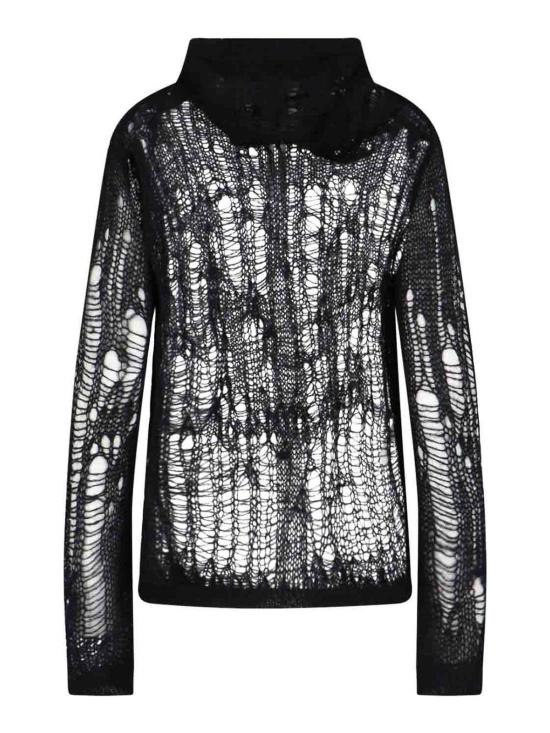 25FW 릭 오웬스 스웨터 RP02D3600KNETMH09 Black - RICK OWENS