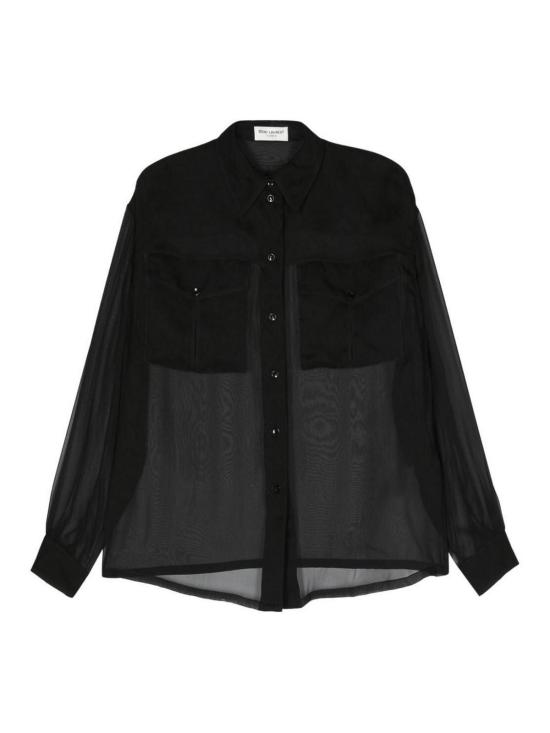  생로랑 셔츠 788262Y115W1000 BLACK