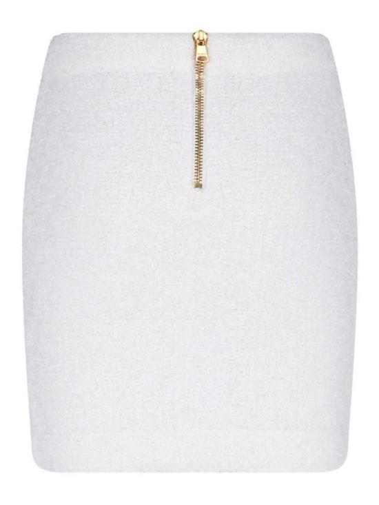 25FW 발망 숏 스커트 DF1LB292KH100FA White - BALMAIN