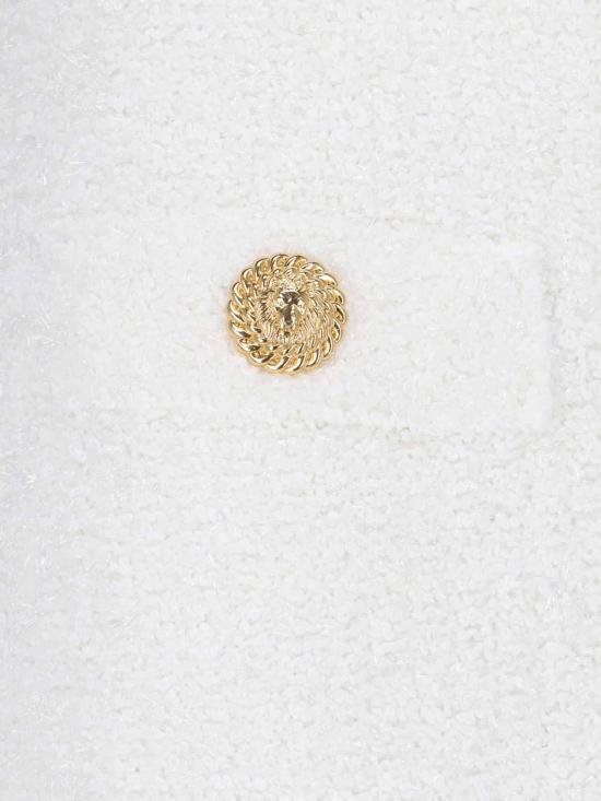 25FW 발망 숏 스커트 DF1LB292KH100FA White - BALMAIN