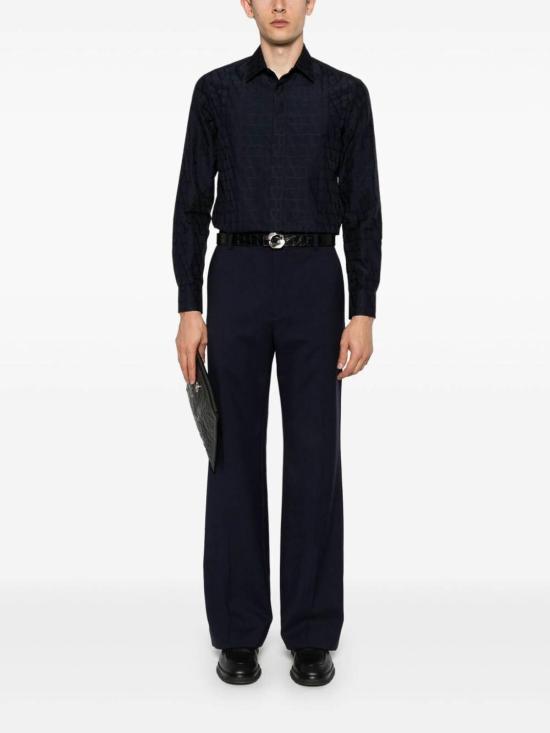  발렌티노 가라바니 긴팔 셔츠 5V3AB7659VCYE6 Blue - VALENTINO GARAVANI