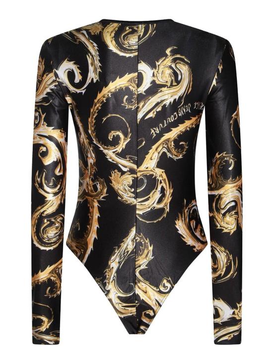  베르사체 바디수트 티셔츠 77HAM2A1JS360G89 Black - VERSACE