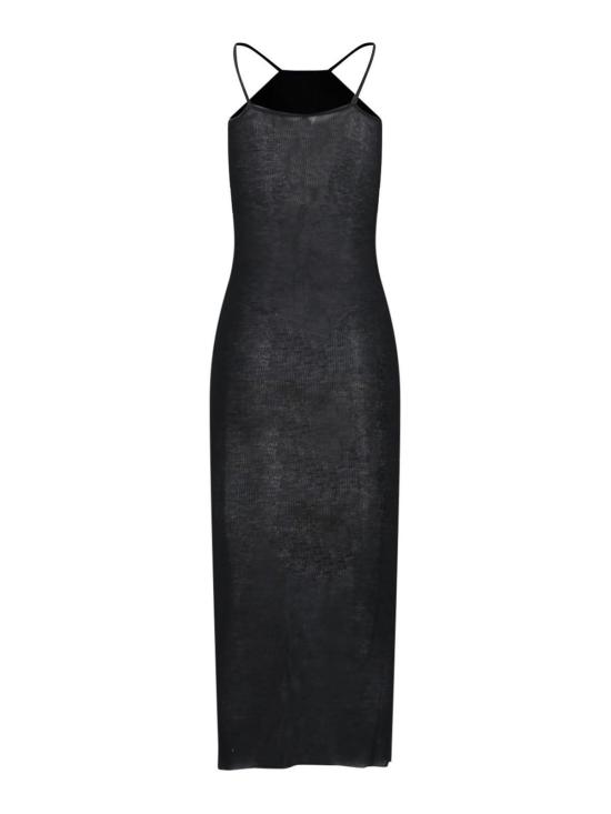 릭 오웬스 미디 원피스 RP02D3550RC09 Black - RICK OWENS