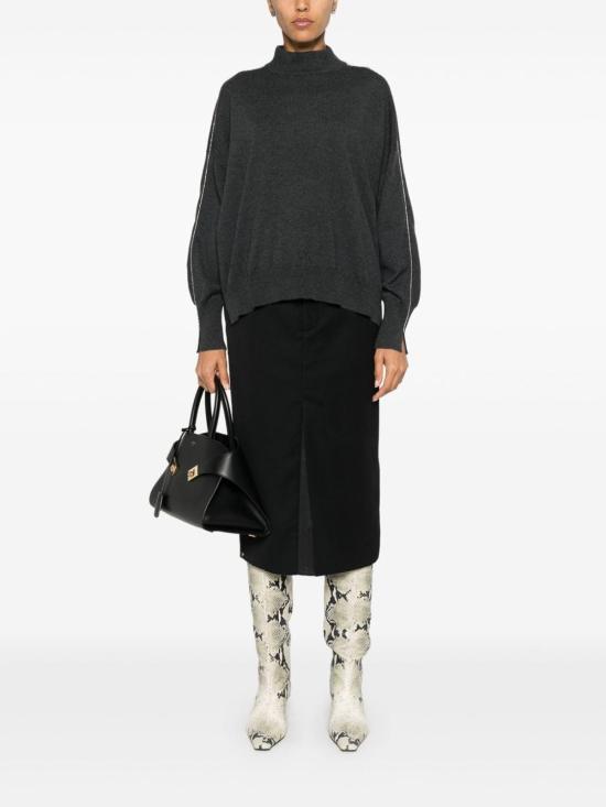  브루넬로 쿠치넬리 터틀넥 M12191914C2803 Black - BRUNELLO CUCINELLI