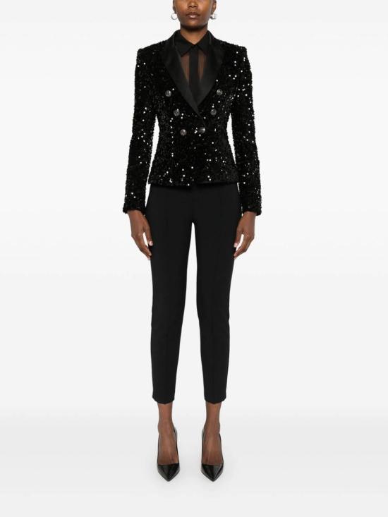  엘리자베타프랜치 스트레이트 팬츠 PA03646E2110 Black - ELISABETTA FRANCHI