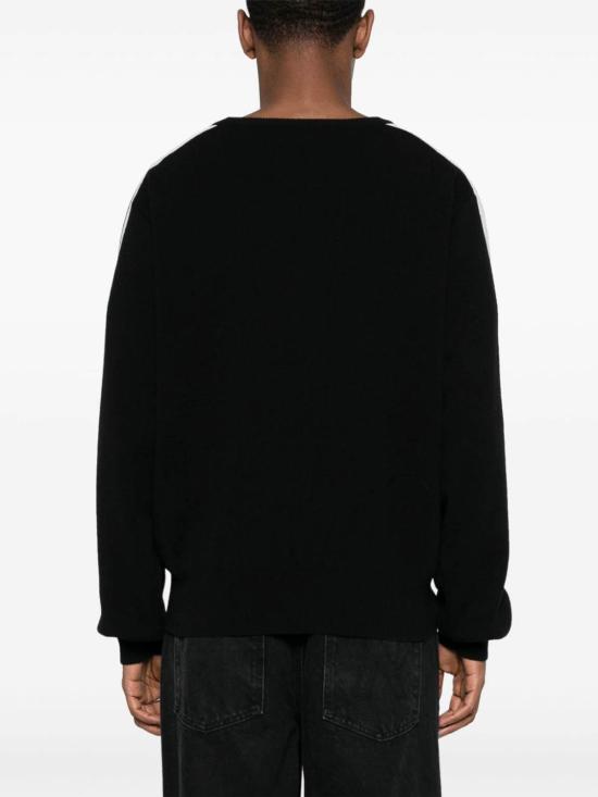  팜앤젤스 긴팔 티셔츠 PMHE075F24KNI0011003 Black - PALM ANGELS