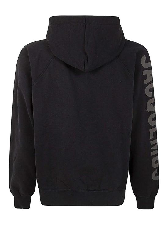  자크뮈스 후드 티셔츠 24E245JS2342341990 Black - JACQUEMUS