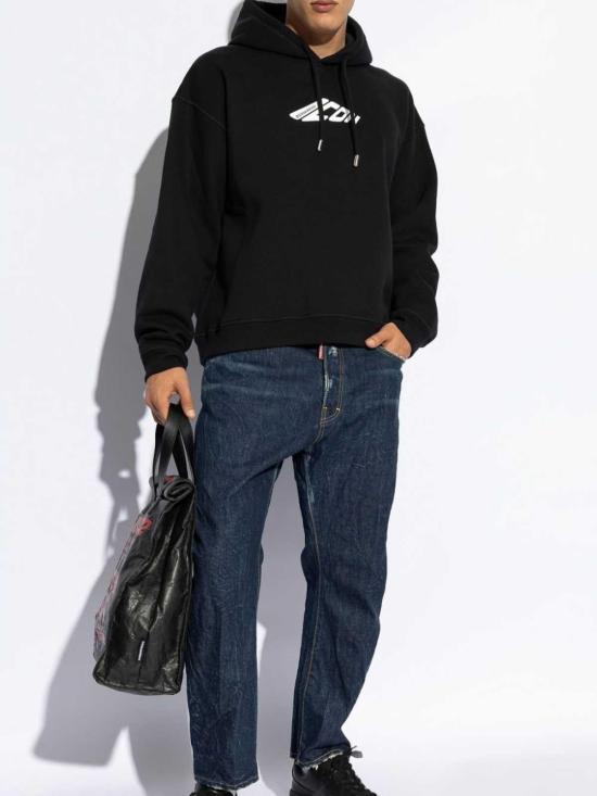 25SS 디스퀘어드2 후드 티셔츠 S79GU0137D25007900 Black - DSQUARED2