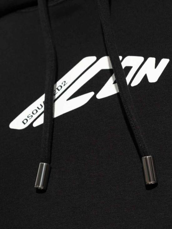 25SS 디스퀘어드2 후드 티셔츠 S79GU0137D25007900 Black - DSQUARED2