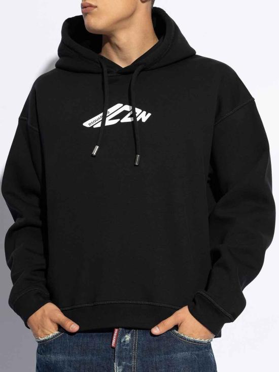  디스퀘어드2 후드 티셔츠 S79GU0137D25007900 Black - DSQUARED2